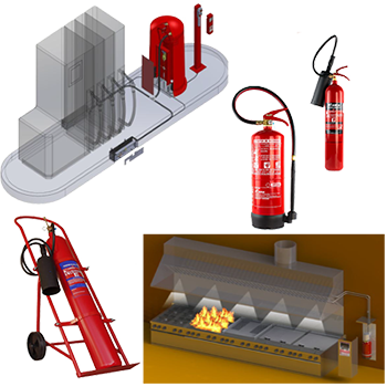 Modelos de extintores